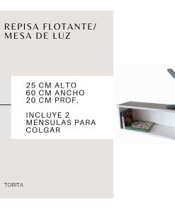 Repisa flotante / Mesa de luz